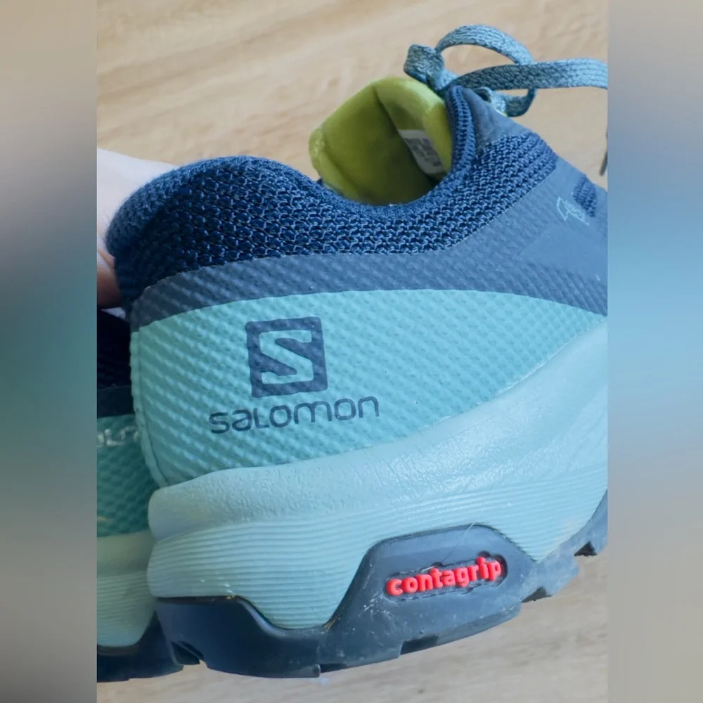Mildly used Blue and Green Athletic trekking Shoes from REI